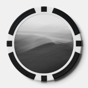 Abstraktes Schwarz-Weiß-Poker-Chip-Foto Pokerchips