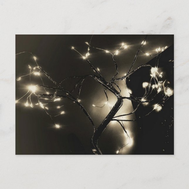 Abstraktes Schwarzweiß-Foto Postkarte (Vorderseite)