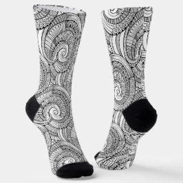 Abstraktes Schwenken Socken