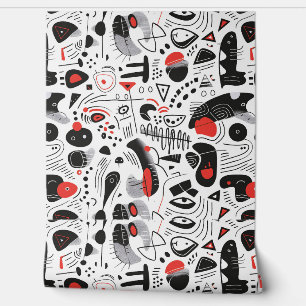 Abstraktes Shapescape-Muster Tapete