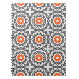 Abstraktes Silber: Geometrisches Nahtloses Design. Notizblock