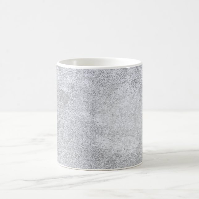 Abstraktes Silberpapier Kaffeetasse (Mittel)