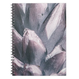 Abstraktes Silver Spikes Hardcover-Notebook Notizblock