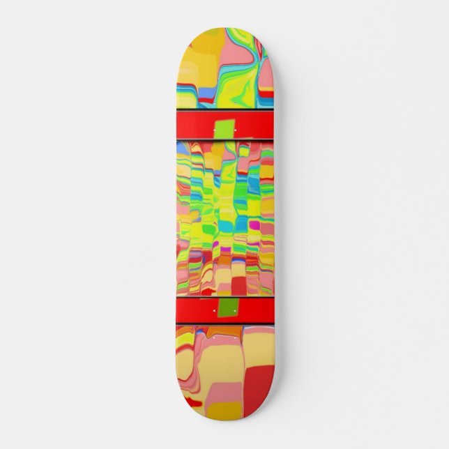Abstraktes Skateboard (Vorne)