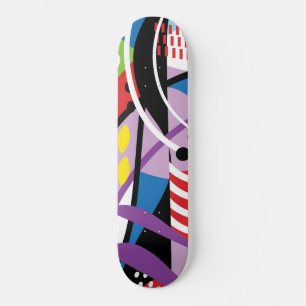 Abstraktes Skateboard