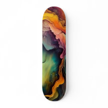 Abstraktes Skateboard