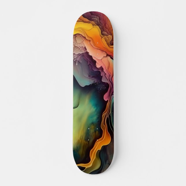 Abstraktes Skateboard (Vorne)
