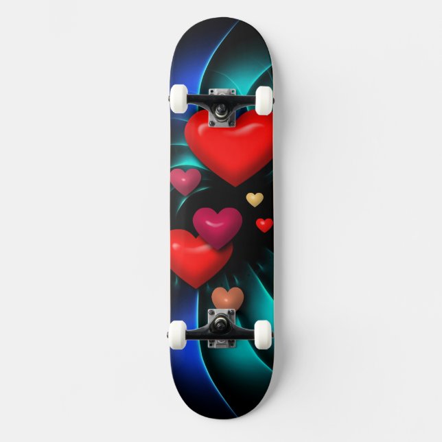 Abstraktes Skateboard 96 (Vorderseite)