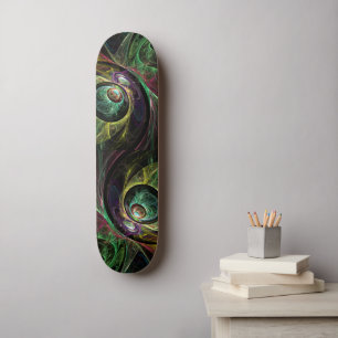 Abstraktes Skateboard "Auge to Auge"