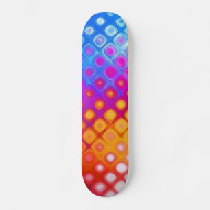 Abstraktes Skateboard, hell, mehrfarbig Skateboard