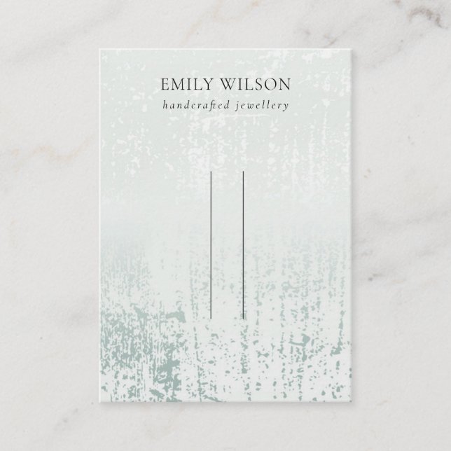 Abstraktes Slider Aqua Rain Button Display Visitenkarte (Vorderseite)