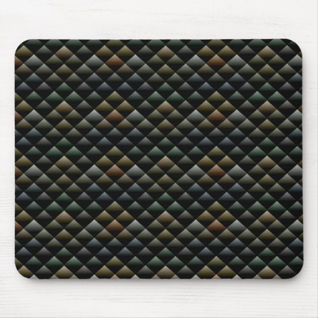 Abstraktes Snakeskin-Muster Mousepad (Vorne)