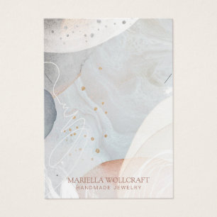 Abstraktes Soft Watercolor Necklace Juwelier Displ