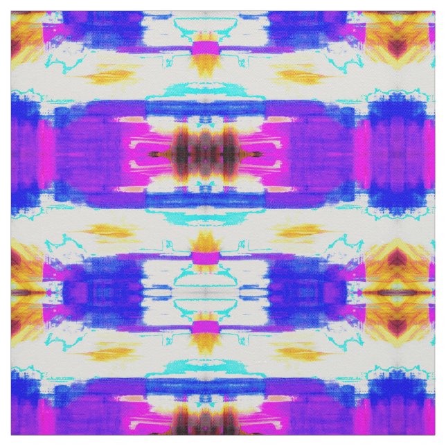 Abstraktes Sommerfarbstoff Stoff (Muster)