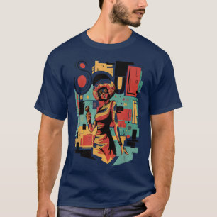 Abstraktes Soul Music & Arts Genres Jazz Notes Sin T-Shirt