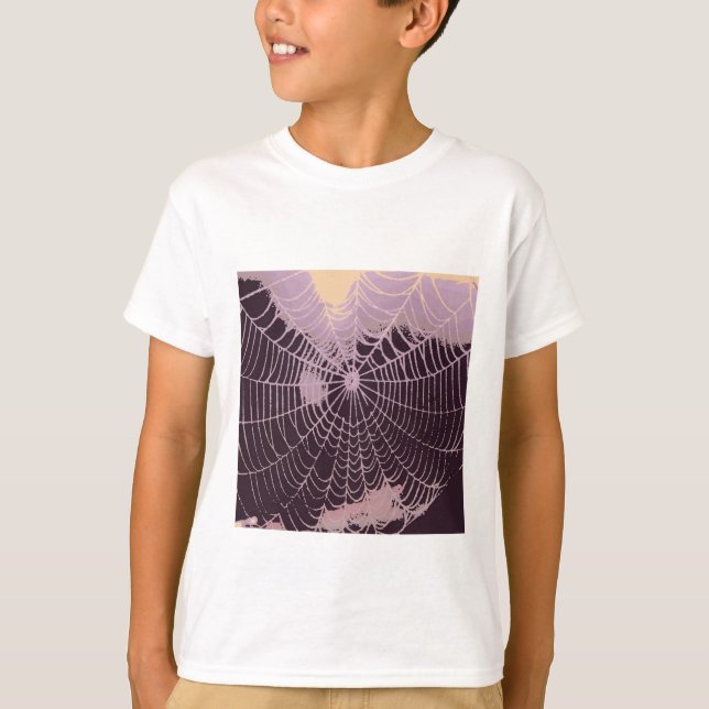 Abstraktes Spider Web T-Shirt (Vorderseite)
