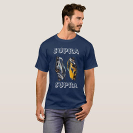 Abstraktes Spiegel-Symmetrie-MK5-Supra-Grafik-T-Sh T-Shirt