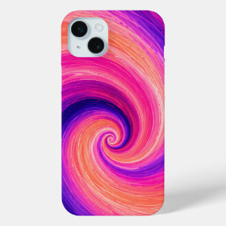Abstraktes Spiral-Farbschwung-Muster Case-Mate iPhone Hülle