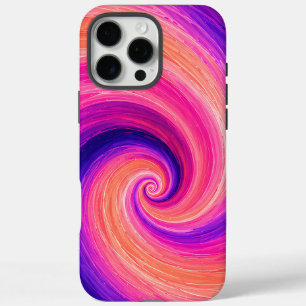 Abstraktes Spiral-Farbschwung-Muster iPhone 16 Pro Max Hülle