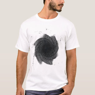 Abstraktes Spiralwirbel-Grafik-T-Shirt - Minimalis T-Shirt