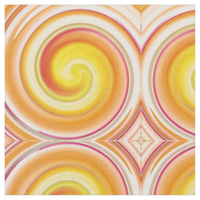 Abstraktes Spiralwirbelmuster #98 Stoff (Nahaufnahme)