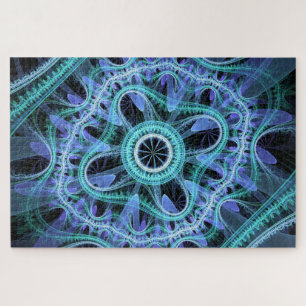 abstraktes Spitzenrätsel Puzzle