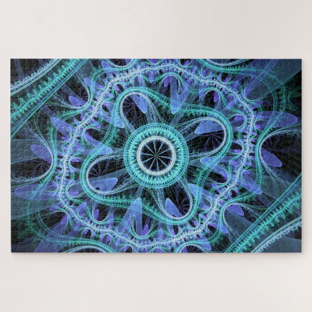 abstraktes Spitzenrätsel Puzzle (Horizontal)