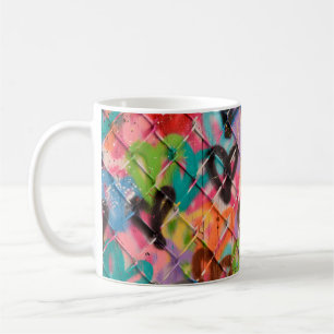 Abstraktes Spray Paint Texture Background Art, Str Kaffeetasse