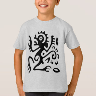 Abstraktes Stammeskunst-Jungen-T-Shirt T-Shirt