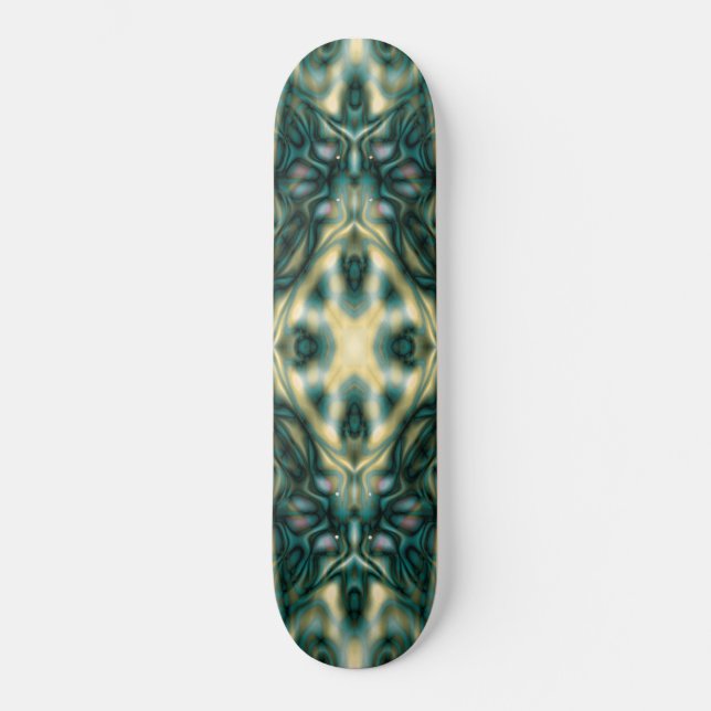 Abstraktes Stammesmuster Skateboard (Vorderseite)