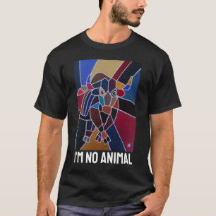 Abstraktes Stiergemälde von Alfred Fox T-Shirt