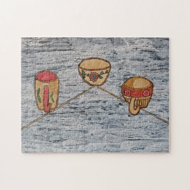 Abstraktes Stillleben Puzzle (Horizontal)