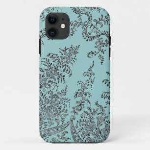 Abstraktes Strudelspitze-Muster iphone 5 Hüllen