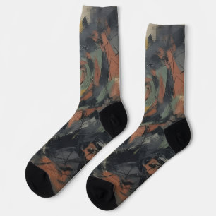 Abstraktes stürmisches Wetter Socken
