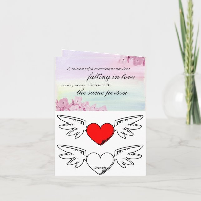 Abstraktes Symbol Dankeskarte (Rückseite)