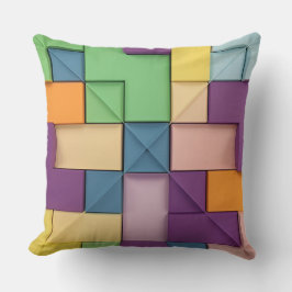 Abstraktes symmetrisches Design Kissen
