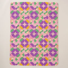 Abstraktes symmetrisches Design Sherpadecke