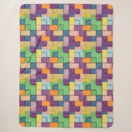 Abstraktes symmetrisches Design Sherpadecke