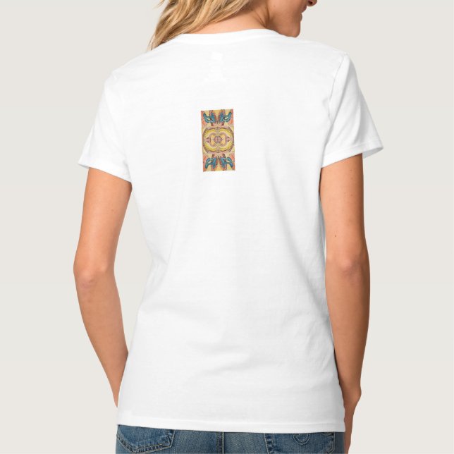 abstraktes T-Shirt (Rückseite)