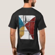 Abstraktes T-Shirt-Design
