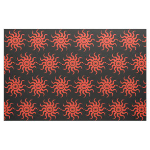 Abstraktes Tanzmaterial aus Red Sun Stoff