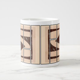 Abstraktes Tassendesign Jumbo-Tasse