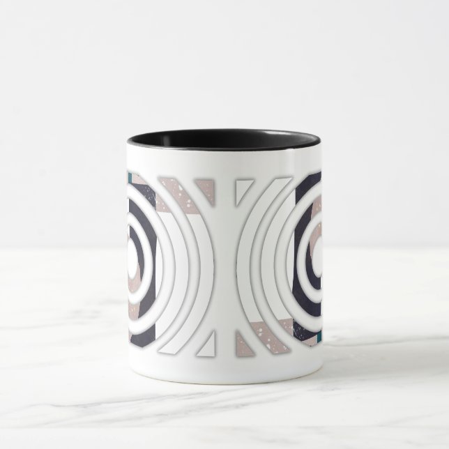 Abstraktes Tassendesign Tasse (Zentrum)