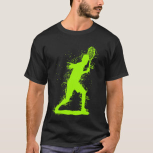 Abstraktes Tennisdesign T-Shirt