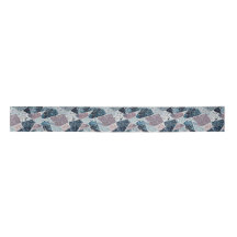 Abstraktes Terrazzo-Design von Blau und Mauve