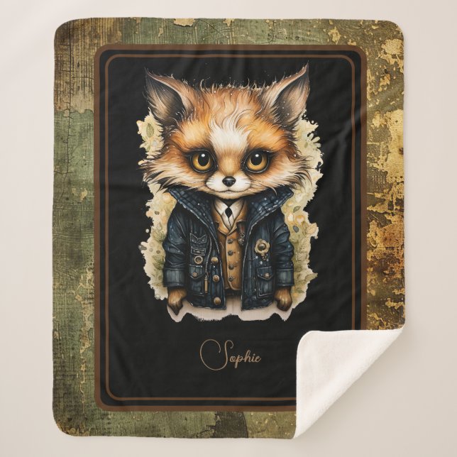 Abstraktes Tier Sherpadecke (Vorderseite)