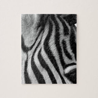 Abstraktes Tierzebra-Auge Puzzle