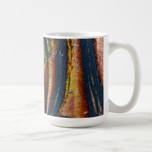 abstraktes Tigerauge Kaffeetasse