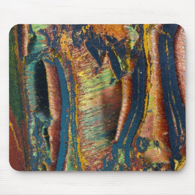 abstraktes Tigerauge Mousepad (Vorne)