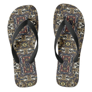 Abstraktes Tile-Design Flip Flops